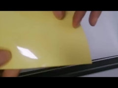 kleeflabel met tandsperanverzegeling voor verzegeldoos of -zak