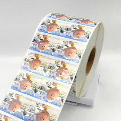 Matte Lamination Self Adhesive Label-Document van de Stickerscmyk het Synthetische Sticker