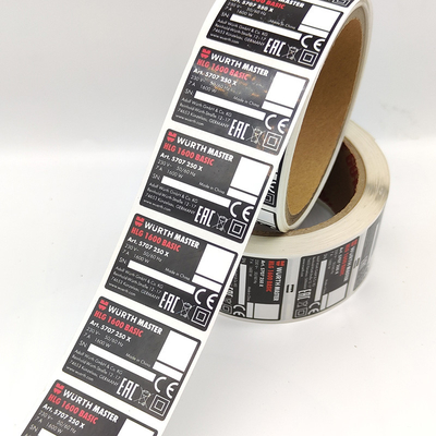 Van PMS Glanzend TPU Industrieel Vinyl de Stickerdocument van het Zelfklevende Etiketstickers