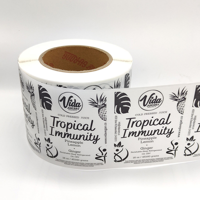 De Glanzende Waterdichte Vinyl Glanzende Sticker van Matte Laminate White Label Cosmetics