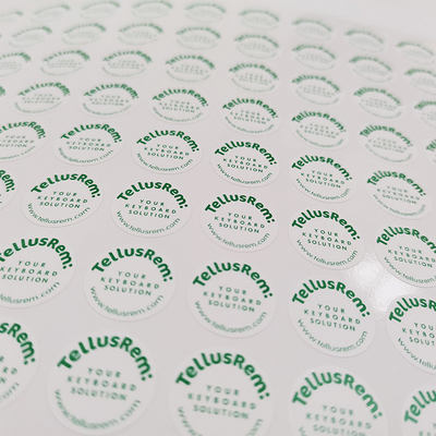 De spatie drukte Anti Vervalst de Stickerdocument van de Etiketten Zelfklevend Eierschaal