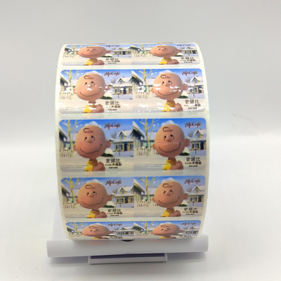 Matte Lamination Self Adhesive Label-Document van de Stickerscmyk het Synthetische Sticker