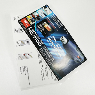 De dubbele Partijen maken het Synthetische Zelfklevende Synthetische Document van de Stickerbopp Film CMYK waterdicht