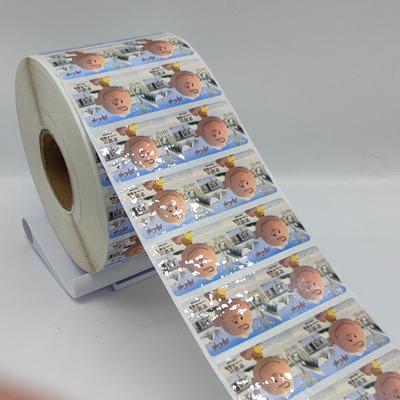 Matte Lamination Self Adhesive Label-Document van de Stickerscmyk het Synthetische Sticker