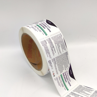 Het Broodje van het de Film Zelfklevende Etiket van Matte Sticker Paper Rectangular BOPP van de Flexodruk
