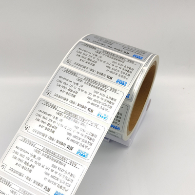 Van het Zelfklevende Etiketstickers van CMYK van het de Douaneaantal Periodieke de Stickerbopp Film