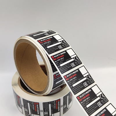 Van PMS Glanzend TPU Industrieel Vinyl de Stickerdocument van het Zelfklevende Etiketstickers