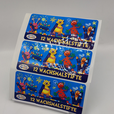 Het Document BOPP CMYK van de HUISDIEREN Waterdichte de Voor het drukken geschikte Sticker Sticker Gelamineerde Bladen van de Kusbesnoeiing