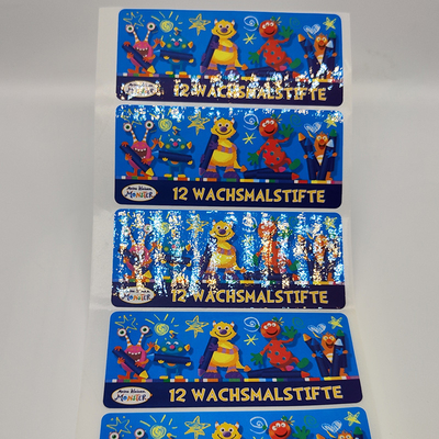 Het Document BOPP CMYK van de HUISDIEREN Waterdichte de Voor het drukken geschikte Sticker Sticker Gelamineerde Bladen van de Kusbesnoeiing