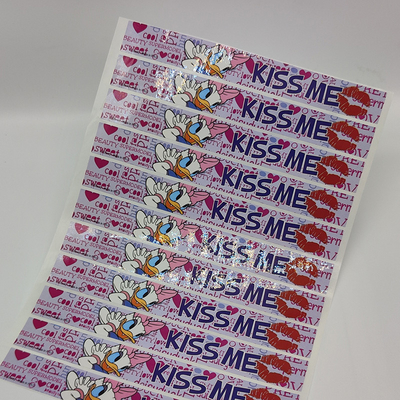 Flexo die Glanzend de Stickerdocument drukt van Pantone PMS van Zelfklevend Etiketstickers