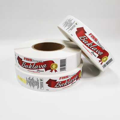 Het Document van Matte Bottle Packaging Label Stickers CMYK Waterdicht Synthetisch Etiketbroodje