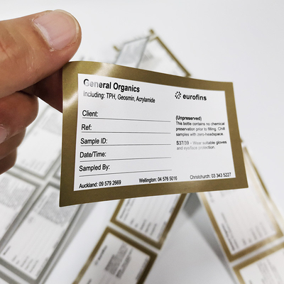 Verpakkend Glanzend Zelfklevend Document Permanent CMYK Verwijderbaar Stickerdocument