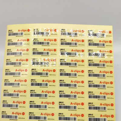 Logo Print Pantone Color Stickers paste Waterdichte Glanzende Broodjes Vinylsticker aan