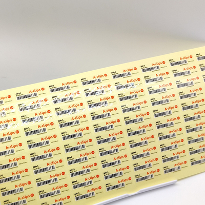 Logo Print Pantone Color Stickers paste Waterdichte Glanzende Broodjes Vinylsticker aan