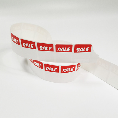 Gelamineerde Glanzende Voor het drukken geschikte Stickerdocument BOPP Pantone Douane Promotiestickers