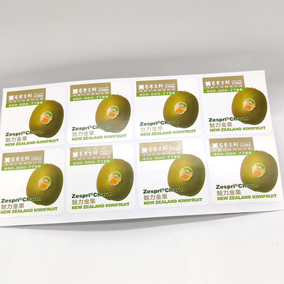 Van het de Voedingsmiddelenetiket van BOPP Etiketten van de de Opslagplank van Pantone CMYK de Plantaardige