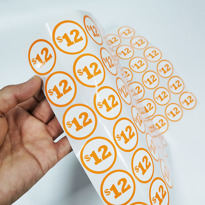 Het Digitale Vinyl Voor het drukken geschikte Document Glanzend Matte Synthetic Promotional Labels Stickers van CMYK