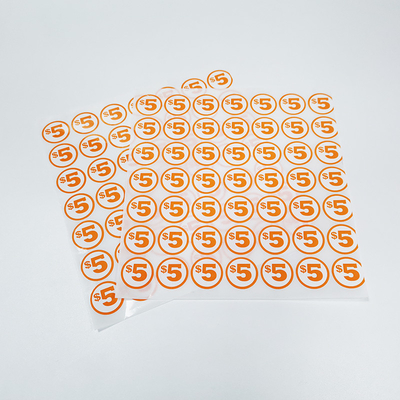 Het Digitale Vinyl Voor het drukken geschikte Document Glanzend Matte Synthetic Promotional Labels Stickers van CMYK