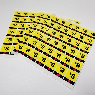 Het de Douaneontwerp van BOPP CMYK etiketteert Glanzende het Bewijsstickers van de Douanestamper
