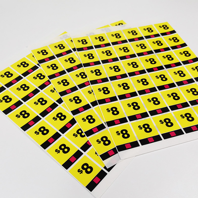 Het de Douaneontwerp van BOPP CMYK etiketteert Glanzende het Bewijsstickers van de Douanestamper