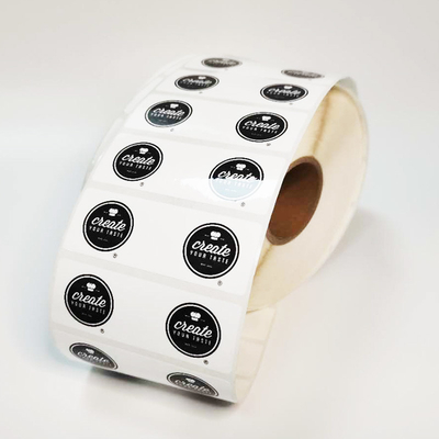 BOPP-van de de Zelfklevende Etikettenpms Glanzende Verpakkende Doos van het Filmvoedsel de Verbindingsstickers