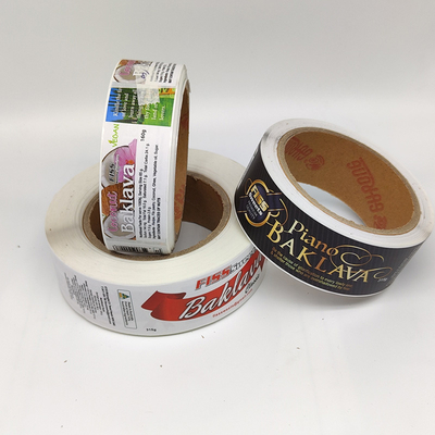 Waterdichte Verwijderbare Verpakkende het Voedseletiketten van de Voor het drukken geschikte Etikettenchocolade