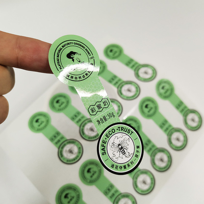 Rechthoekige Verpakkende de Film Sterke Zelfklevende Kleverige Etiketten van Etiketstickers BOPP