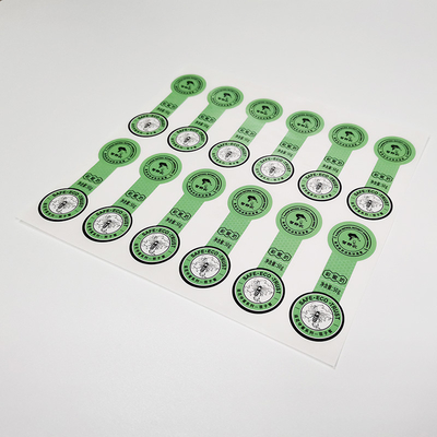 Rechthoekige Verpakkende de Film Sterke Zelfklevende Kleverige Etiketten van Etiketstickers BOPP