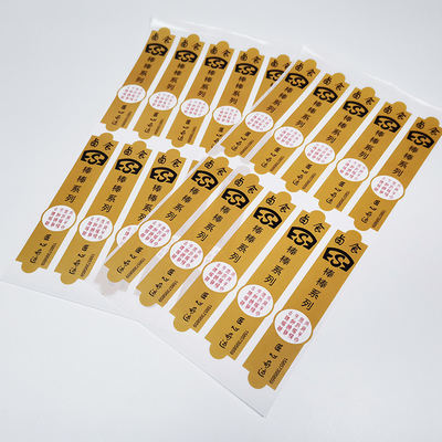 Het CMYK Gekleurde Stickerdocument BOPP lamineerde Glanzende Zelfklevende Etiketten