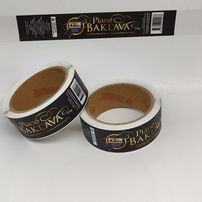 De Vinylsticker van Avery Permanent Food Adhesive Labels met Matt Lamination