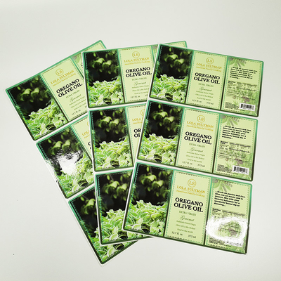 Het cirkelontwerp van de de Etikettendouane van Vorm Zwarte Logo Printed Food Packaging Roll