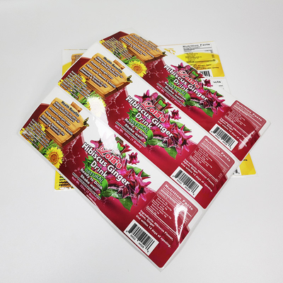 BOPP-Stickers van de de Sauskruik CMYK van Film de Voor het drukken geschikte Zelfklevende Etiketten voor de Verpakking van Voedsel