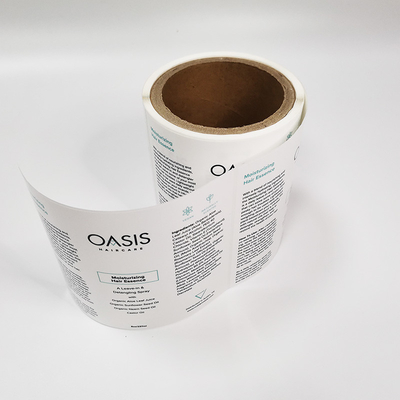 Sticker van Pearlized BOPP van Skincare de Rechthoekige Waterdichte Kosmetische Etiketten Glanzende Vinyl