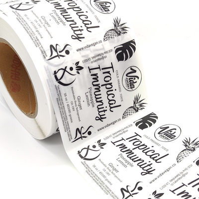 De Glanzende Waterdichte Vinyl Glanzende Sticker van Matte Laminate White Label Cosmetics