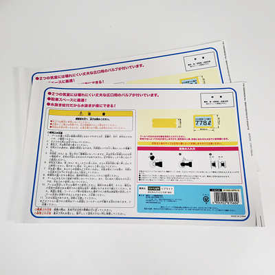 80 X 50mm Etiketten van de de Etikettencmyk BOPP de Digitale Druk van de Huishoudenhoofdzaak