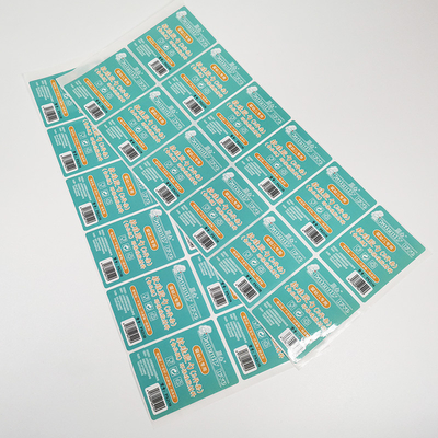 Glanzende Verwijderbare Matte Sticker Paper Waterproof Synthetic-Wasmiddelstickers