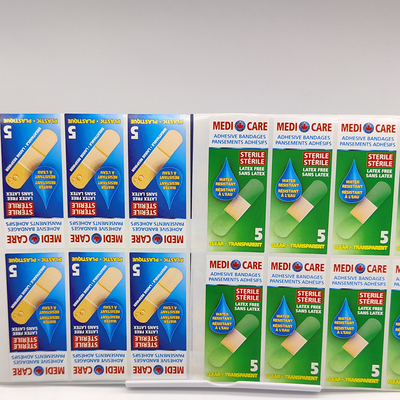 Rechthoekige de Etikettencmyk Vinylbopp Verwijderbare Zelfklevende Etiketten van de Huishoudenhoofdzaak