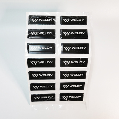Glanzende Laminerings 3D Epoxystickers Crystal Clear Epoxy Dome Stickers