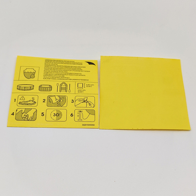 De grafische Opblaasbare van de Instructie Openluchtpvc van Reparatieflarden Flarden van de de Poolreparatie