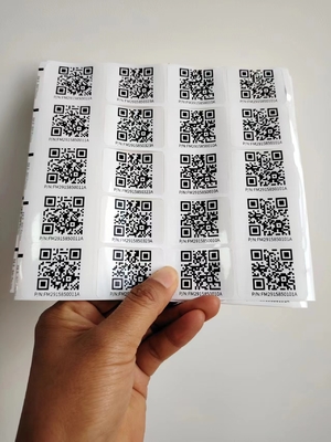 Kiss Cut verschillende maten Custom Smart Qr Sticker Labels Stickers