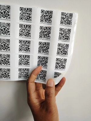 Kiss Cut verschillende maten Custom Smart Qr Sticker Labels Stickers