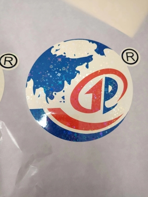 Makkelijk af te schillen Holografische zegelstickers UV Resist Print Duurzaam waterdicht laserlabel voor logo