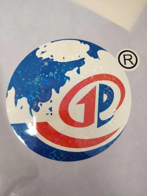 Makkelijk af te schillen Holografische zegelstickers UV Resist Print Duurzaam waterdicht laserlabel voor logo