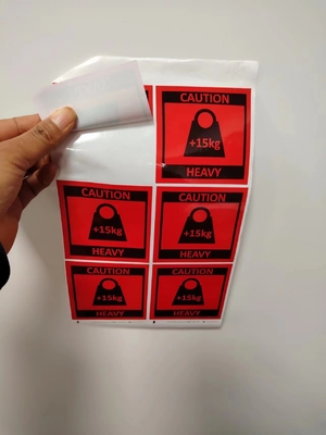 CMYK digitale afdruktechnische productidentificatie stickers voor productidentificatie