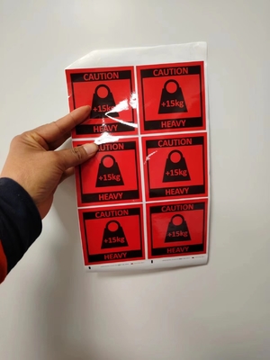 CMYK digitale afdruktechnische productidentificatie stickers voor productidentificatie