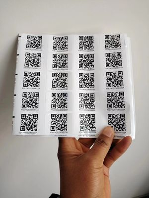 Kiss Cut verschillende maten Custom Smart Qr Sticker Labels Stickers