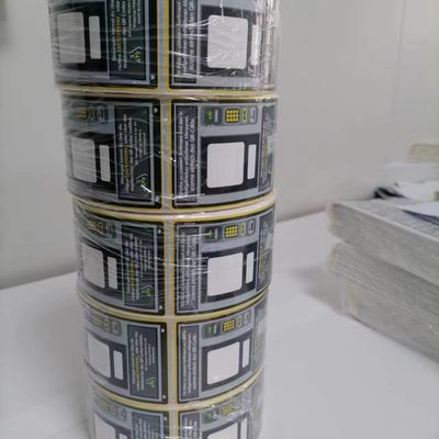 Waterdichte kleefstof vinyl sticker voor consumentenelektronica-apparatuur